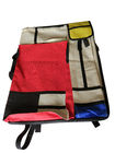 doppelseitige Handtasche des Fach-4K, die rote und gelbe blaue malende Multifunktionstasche näht