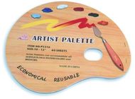 Papierbezugsstoff-Künstler-Farben-Auflagen-Künstler-Farben-Paletten-Kunst-Auflage für Kinder