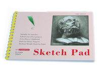 Weißbuch-Bleistift-Skizzen-Auflagen-Zeichnungs-Buch, gewundene Skizzen-Zeichnungs-Auflage