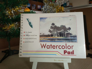 Künstler-Farben-Auflage 190gsm 24sheets Papier gummierte Watercolourauflage Watercolour A3/A4